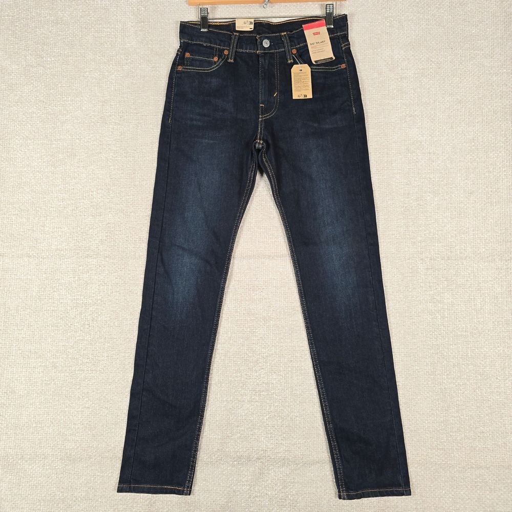 Levi's 510 Skinny Stretch Dark Indigo Jeans 29x32 055100519 Mens